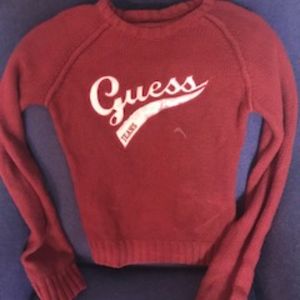 Red Guess Sweater